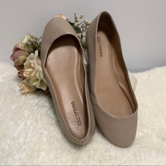 Call It Spring Nude Ballet Flats - Picture 2 of 9